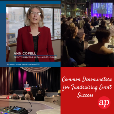Common Denominators for Fundraising Event Success